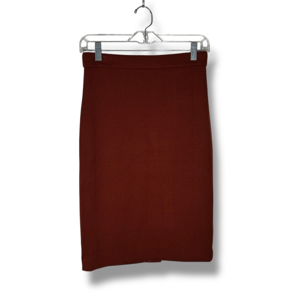 NWT Ann Taylor Orange Twee Plazacore Straight Business Skirt Size 0 - “Agota”